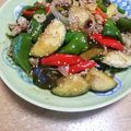 ふみこばあ's cooksnap of when they made ナスとピーマンの味噌炒め.
