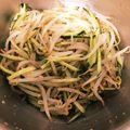 柚子吉44's cooksnap of when they made お弁当に＊もやしと胡瓜のピリ辛ナムル＊.