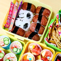 クックWHDGDD☆'s cooksnap of when they made 簡単 スヌーピー キャラ弁.