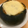 からてキッズ's cooksnap of when they made 簡単★丸ごと坊ちゃんかぼちゃグラタン.