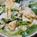 ﾋﾟﾛﾐ♡'s cooksnap of when they made 受験生応援レシピ♪　豆苗たまごとじうどん.