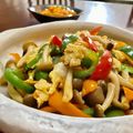 Superlittleboo's cooksnap of when they made ピーマンとしめじの卵炒め.