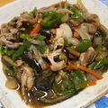うに子's cooksnap of when they made ナスと豚肉DEオイスターソース炒め♪.