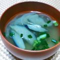 クックI7I5L1☆'s cooksnap of when they made 茄子と玉葱の味噌汁.