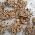お願いひつじ's cooksnap of when they made レンジ＊とうふごまおかき.