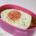 なななな♡MaMa's cooksnap of when they made 焼きそば弁当♬目玉焼きのっけ.