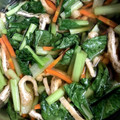さん太姉's cooksnap of when they made 小松菜と油揚げの煮浸し.
