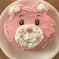 ぽぽね's cooksnap of when they made ケアベア♡バースデーケーキ.