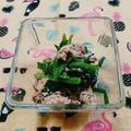 ﾁｲﾁｬﾝﾏﾏ's cooksnap of when they made 青菜の＊さば缶粒マス和え＊.