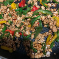 あかめレンジャー's cooksnap of when they made ひき肉とピーマンのオイスターソース炒め.