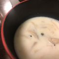 vsatov's cooksnap of when they made ほんのりガーリック☆きのこの豆乳スープ♪.
