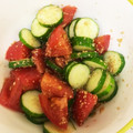 みりん調味料's cooksnap of when they made キュウリとトマトのササっと和風マリネ.