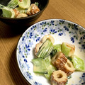 シェリー＊メイ's cooksnap of when they made 簡単＊ちんげん菜とちくわのオイマヨ炒め.