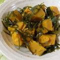 ひろみつばち's cooksnap of when they made かぼちゃと刻み昆布の煮物。.