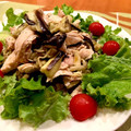 jununu's cooksnap of when they made 蒸しナスとささみの黒コショウ.
