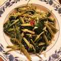 にーなんぐ's cooksnap of when they made 台湾料理屋の味！空芯菜の青菜炒め.
