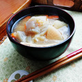 irharuka's cooksnap of when they made 野菜たっぷり！宮城のいも煮(豚汁).