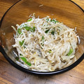 PhJ's cooksnap of when they made ☆簡単☆ピーマンともやしのしらすあえ.