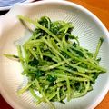マダムキュリー's cooksnap of when they made 1分レンチン☆豆苗のナムル☆.