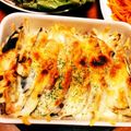 milk55's cooksnap of when they made 簡単 なすとエリンギとハムのチーズ焼き.