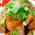 ☆３匹の子ぶた☆'s cooksnap of when they made カレーシチュー用牛肉と宮だれでステーキ丼.