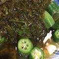 ちゃぎー's cooksnap of when they made オクラ・きゅうり・めかぶのネバネバサラダ.