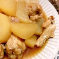 miita15's cooksnap of when they made 鶏手羽と大根の煮物♪.