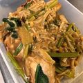 meggg＊'s cooksnap of when they made 胸肉と小松菜の辛子醤油炒め.