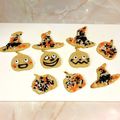 橙子とーこ's cooksnap of when they made 型抜きパンプキンクッキー.