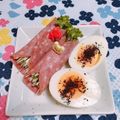 928るびすけ☆☆'s cooksnap of when they made お弁当に！カイワレにハム巻き！.