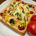 ☆さぶ☆☆'s cooksnap of when they made ほうれん草エッグ　トースト.