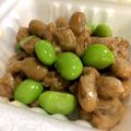 YUKIKI☆'s cooksnap of when they made 納豆に枝豆プラス.