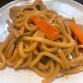 まめこ8888's cooksnap of when they made こく旨♡豚バラ味噌バターうどん.