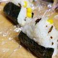 ＊キーツニャン＊'s cooksnap of when they made 塩昆布×コーンチーズのおにぎり.
