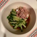 ☆hironon☆'s cooksnap of when they made ツナとキューリのせ冷奴.