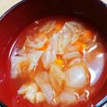 ナーちゃん's cooksnap of when they made お野菜たっぷりトマトスープ♪.