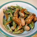 kurukurumin's cooksnap of when they made スナップエンドウ☆マヨマスタード炒め.