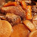 byたまき's cooksnap of when they made 圧力鍋でトロける大根と豚バラの角煮.