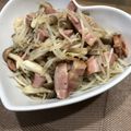 まり餅's cooksnap of when they made しめじベーコンもやしのバター醤油炒め.