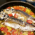 kmbvf's cooksnap of when they made 鯵で♪意外と簡単☆アクアパッツア♪.