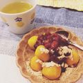 kopito's cooksnap of when they made 十三夜☆かぼちゃ団子の栗ぜんざい.