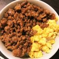 うなちゃん！'s cooksnap of when they made ごろごろ鶏そぼろ丼.