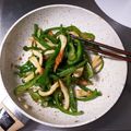 アクセル☆'s cooksnap of when they made さっと1品＊ピーマンと竹輪の甜麺醤炒め.