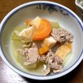旭山ペンギン's cooksnap of when they made 冬瓜と豚肉の厚揚げ煮、おばんざい.