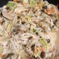 つぇー's cooksnap of when they made 糖質制限！糖質たった3g☆クリームパスタ.