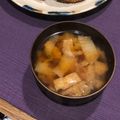 栗丸うさぎ's cooksnap of when they made 白菜 油揚げ 青ねぎ 味噌汁.