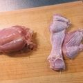 あたりめっこ's cooksnap of when they made 鶏モモ肉の切りやすい切り方・・・。.
