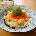 runa10's cooksnap of when they made ☆鮭といくらの親子素麺☆.