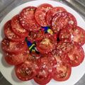 のりこったん's cooksnap of when they made トマトのスライスさらだ♪.