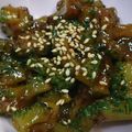 yknobi's cooksnap of when they made 簡単♪甘いゴーヤの佃煮.